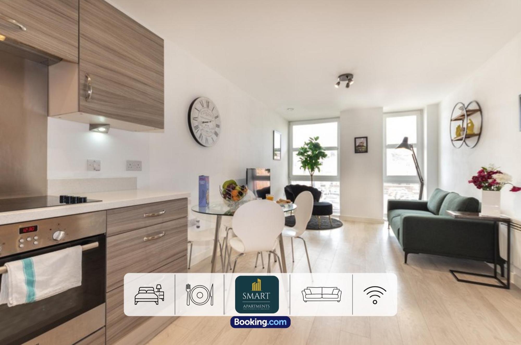 Spacious City Center Apartment By Smart Apartments Short Lets & Serviced Accommodation Apartment Southampton With Free Wifi Exterior photo