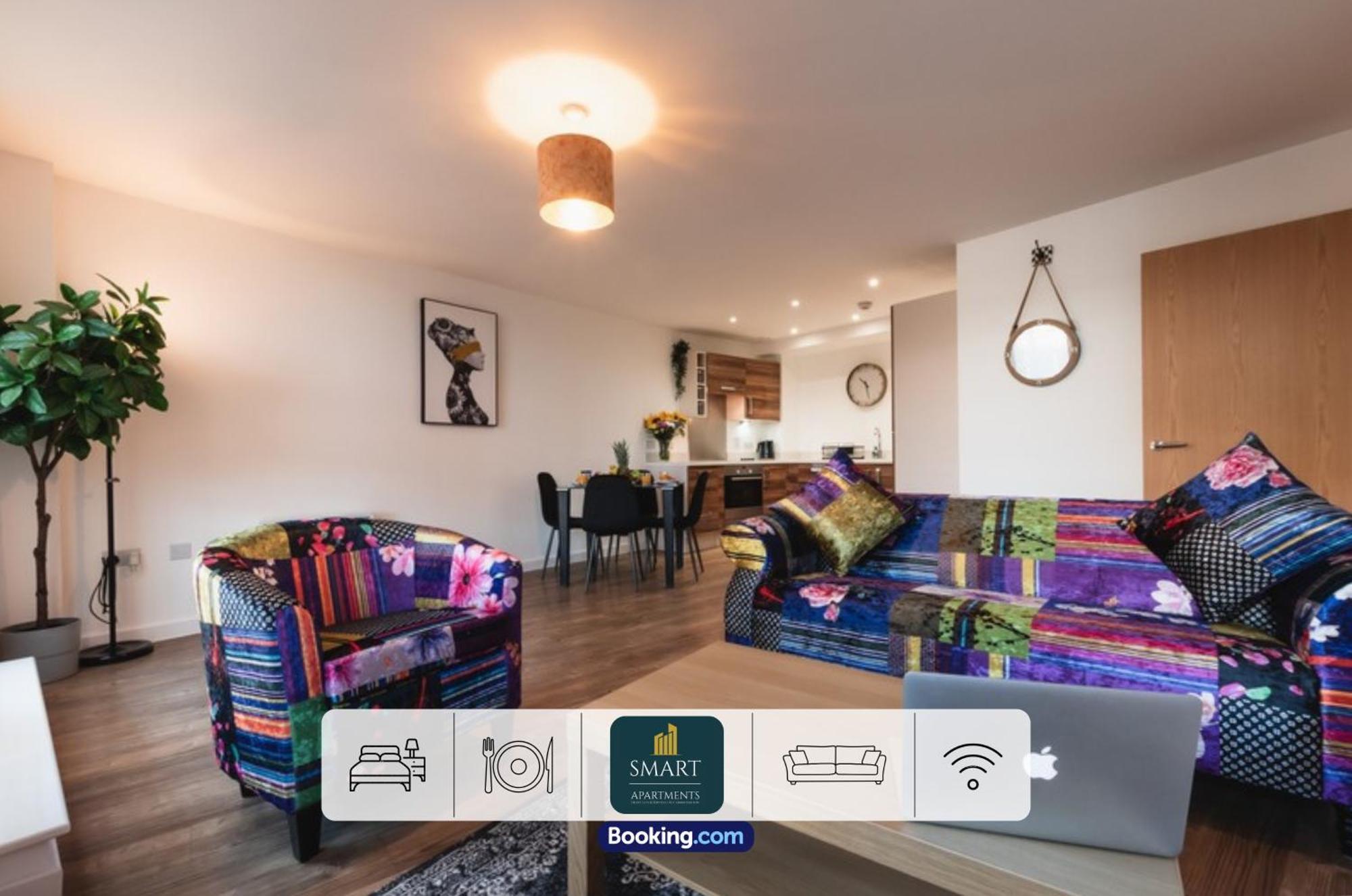 Spacious City Center Apartment By Smart Apartments Short Lets & Serviced Accommodation Apartment Southampton With Free Wifi Exterior photo